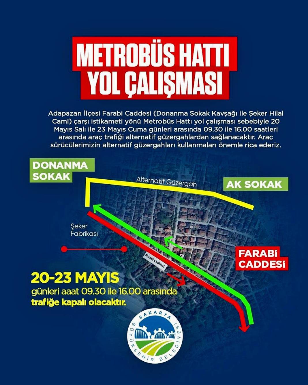 Türkiye'nin ikinci metrobüs hattı Sakarya'da hizmete giriyor: İlk asfalt atıldı! İşte 13 istasyonlu metrobüsün güzergah haritası 7
